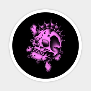 HomeSchoolTattoo PINK SKULL Magnet